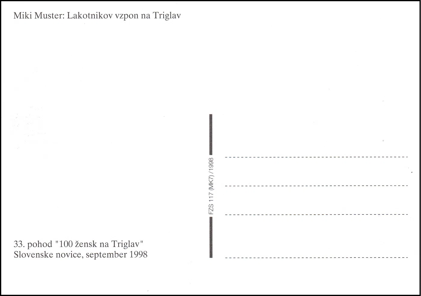 STO ŽENSK NA TRIGLAV